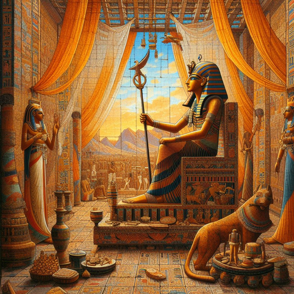 Ткани Древнего Египта для Бедных фото